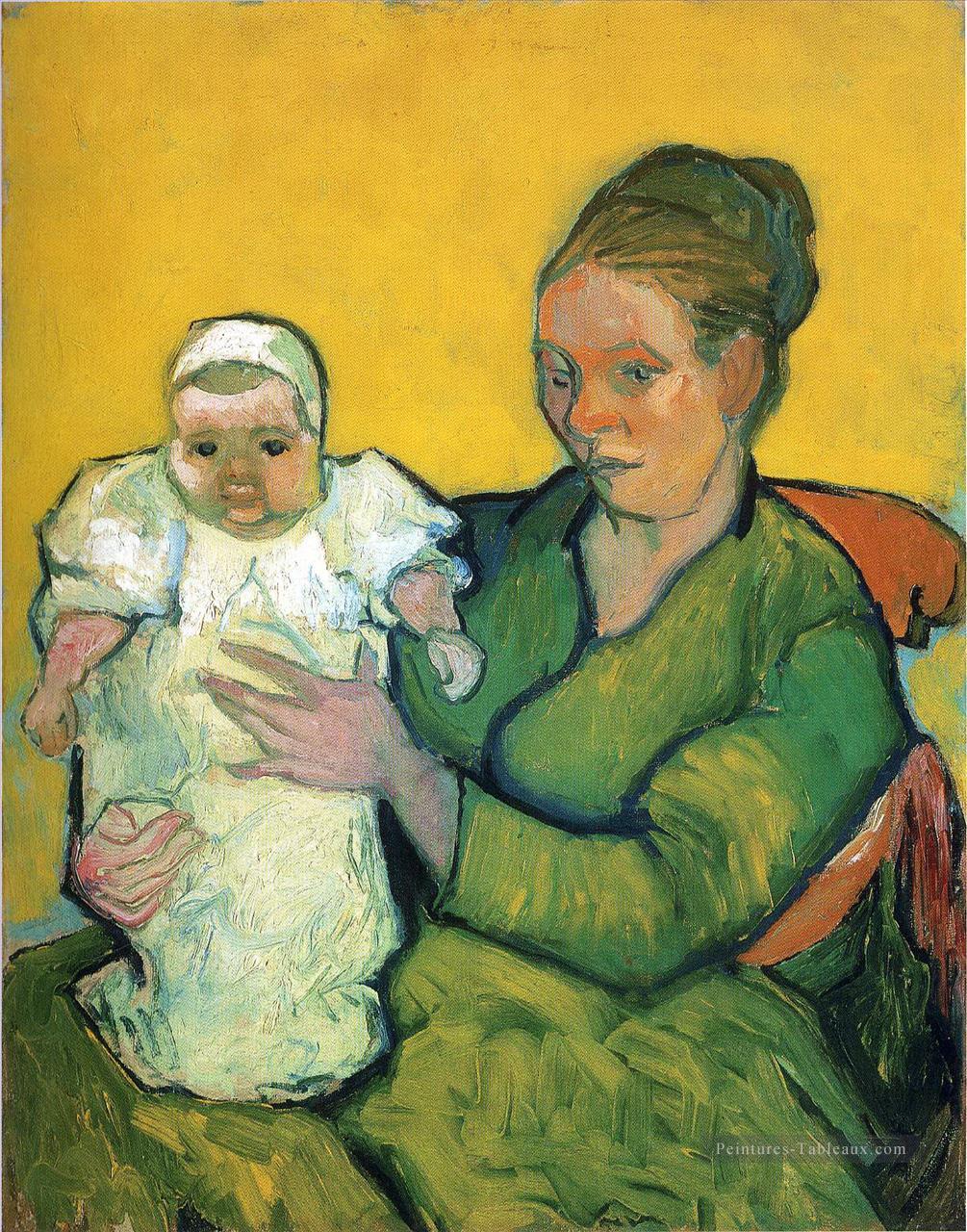 Mère Roulin avec son bébé Vincent van Gogh Peintures à l'huile
